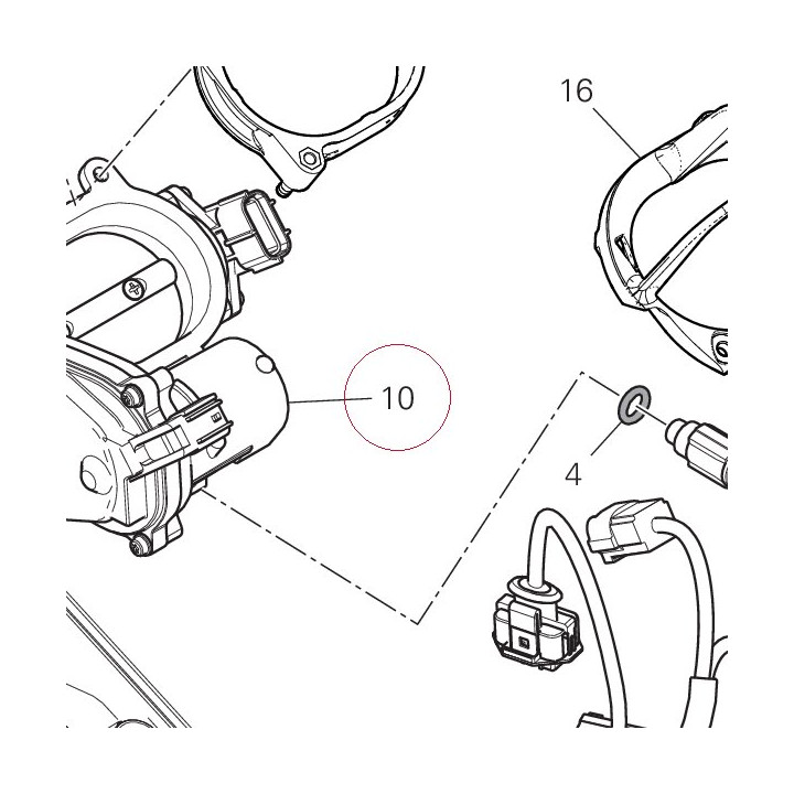 Throttle body 28241041A