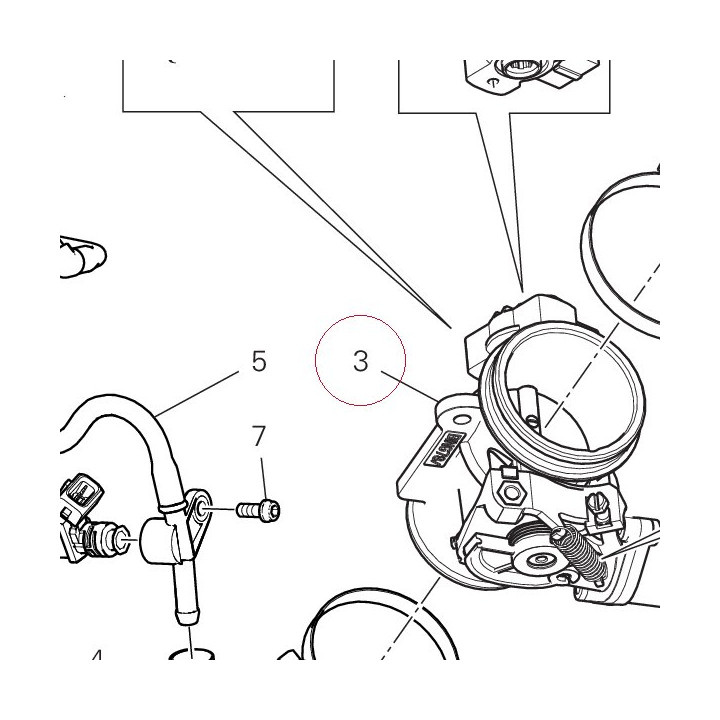 Throttle body 28241481A