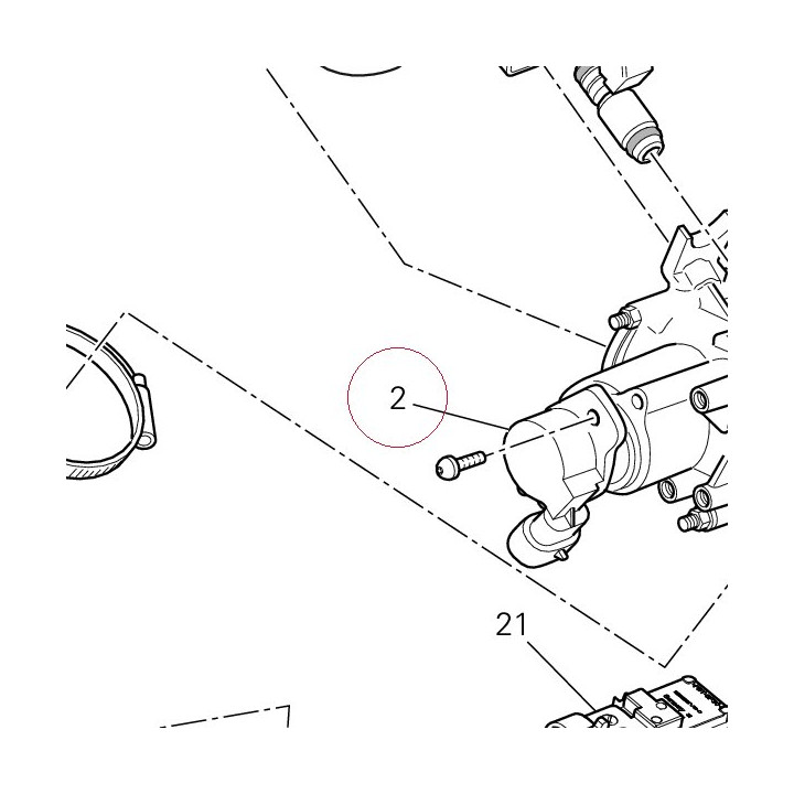 Throttle valve potentiometer 28440081A