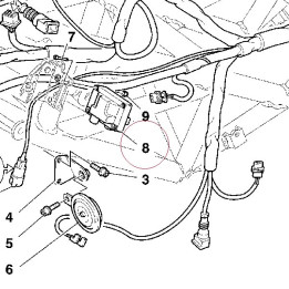 Ignition coil 28540031A
