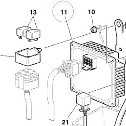 Engine control unit 28640221B