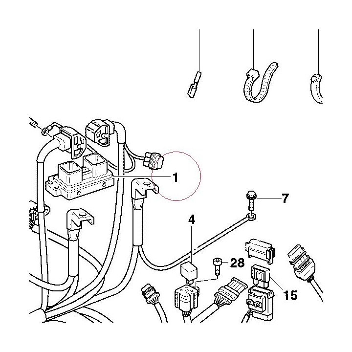 Engine control unit 28640731B