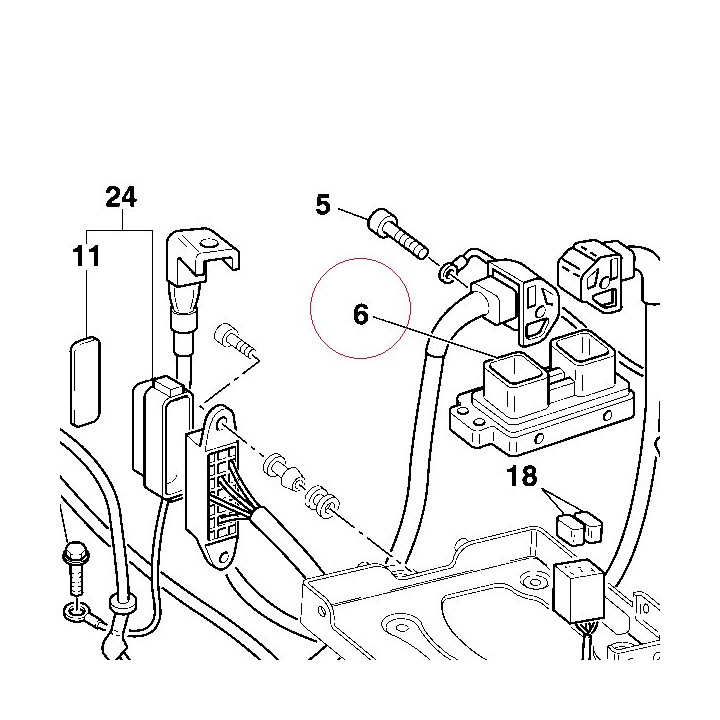 Engine control unit 28641081B