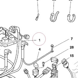 Engine control unit 28641091B