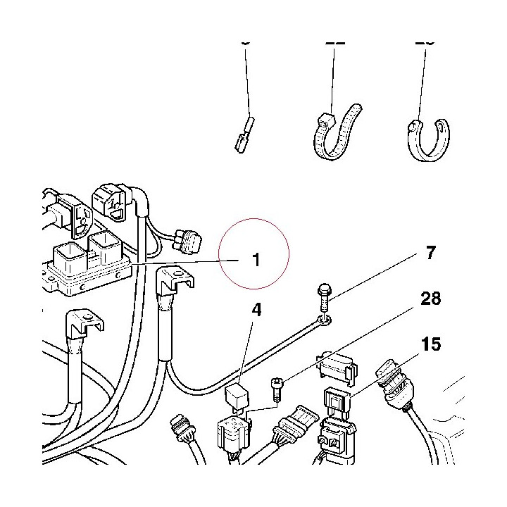 Engine control unit 28641091B