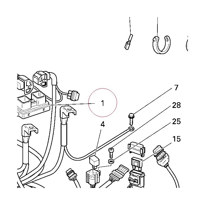 Engine control unit 28641211B