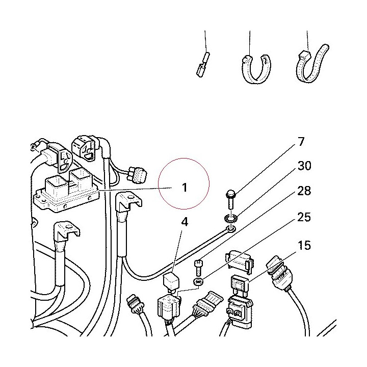 Engine control unit 28641321A