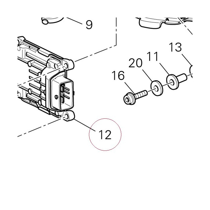 Engine control unit 28641821G