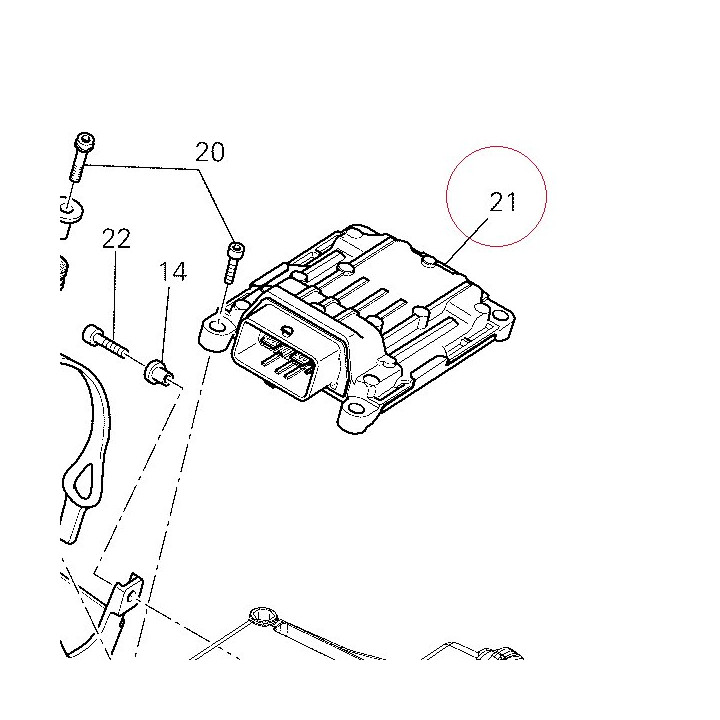 Engine control unit 28642021A