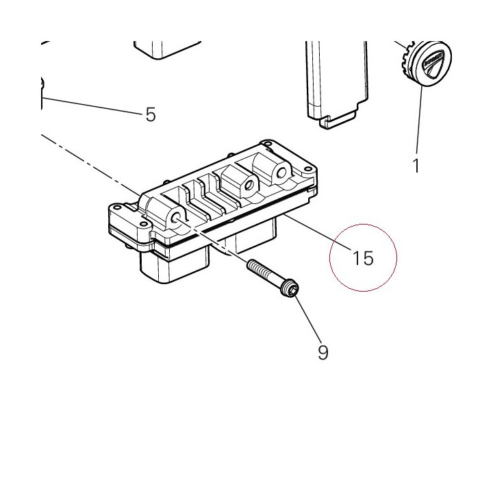 Engine control unit 28642031C