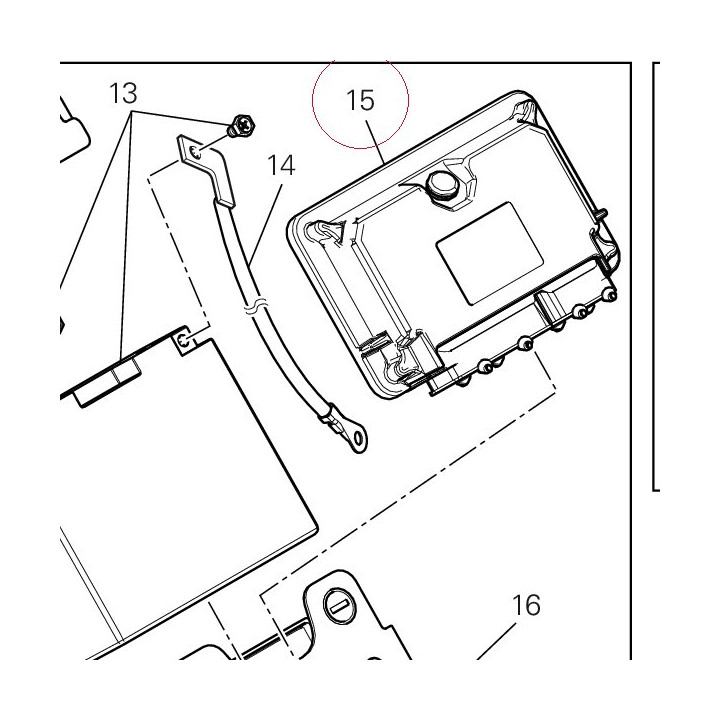 Engine control unit 28642271A