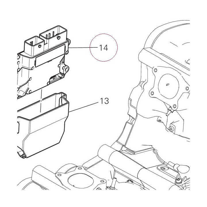 Engine control unit 28642531E