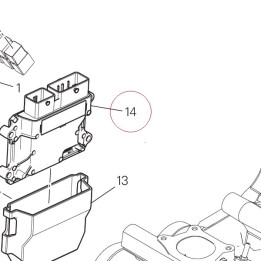 Engine control unit 28642551A