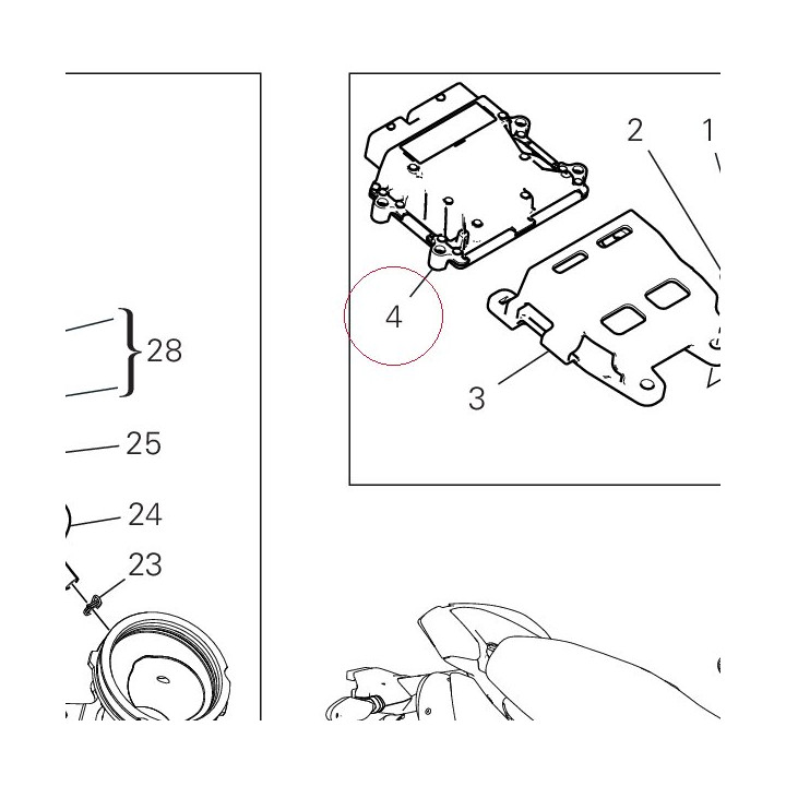 Engine control unit 28643271A
