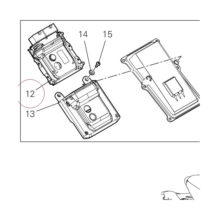 Engine control unit 28643501N