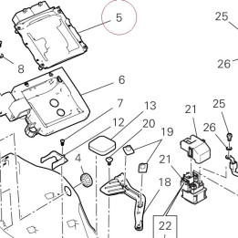 Engine control unit 28643801A