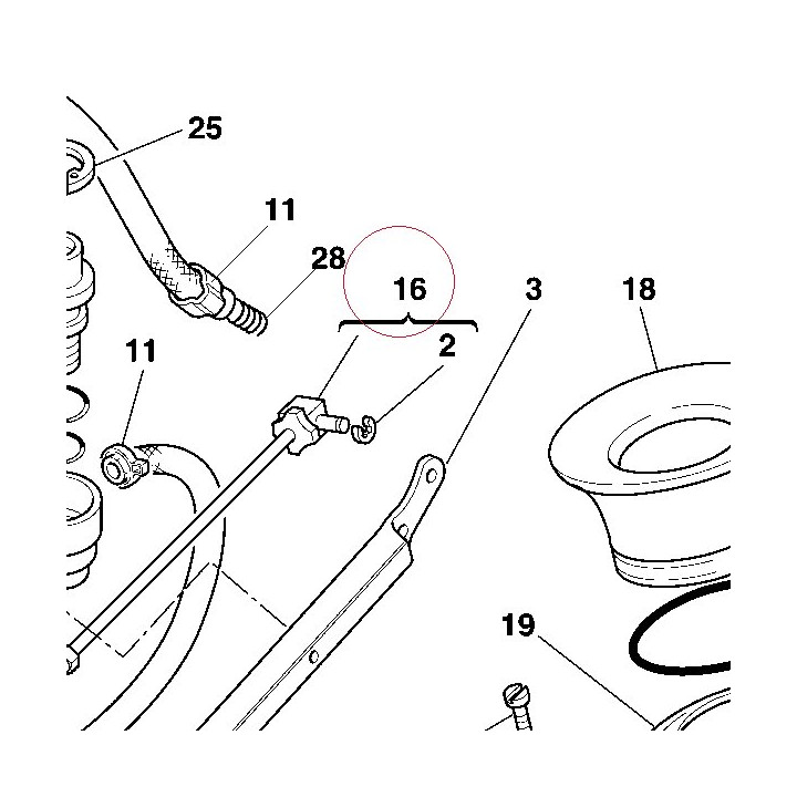 Tie rod 28740271B