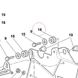 Rubber pad 300182