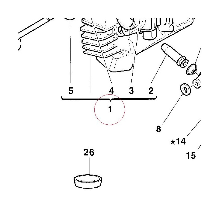 Complete horizontal head 30120211C