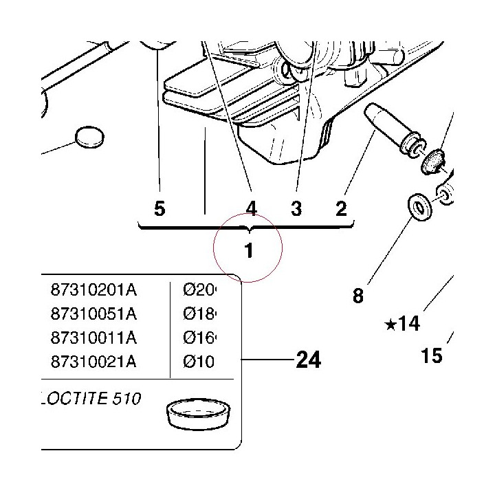 Complete horizontal head 30120581B
