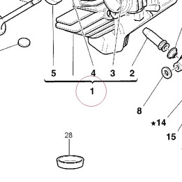Horizontal head 30120621B