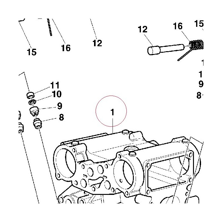 Cylinder head 30120832A