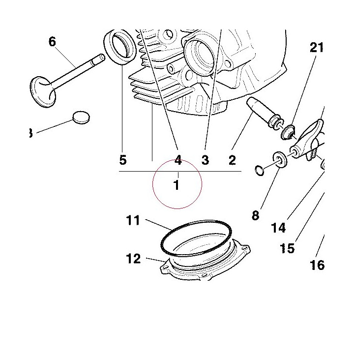 Horizontal head 30120931D