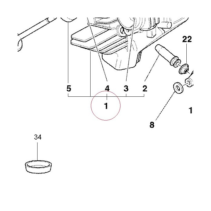 Horizontal cylinder head 30121041A