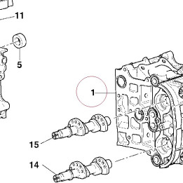 Cylinder head 30121093A