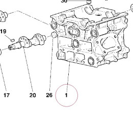 Cylinder head 30121126G
