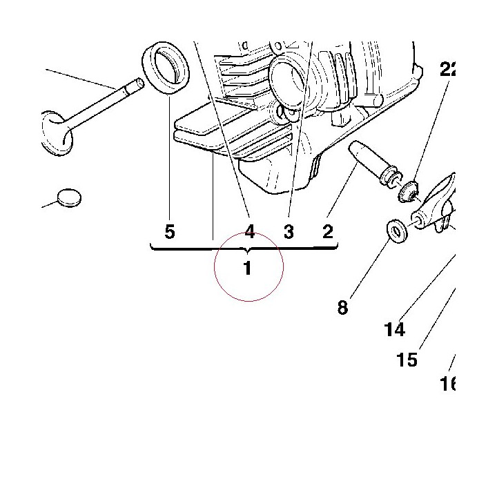 Complete horizontal head 30121241A