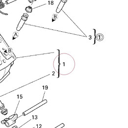Horizontal cylinder head 30121301C
