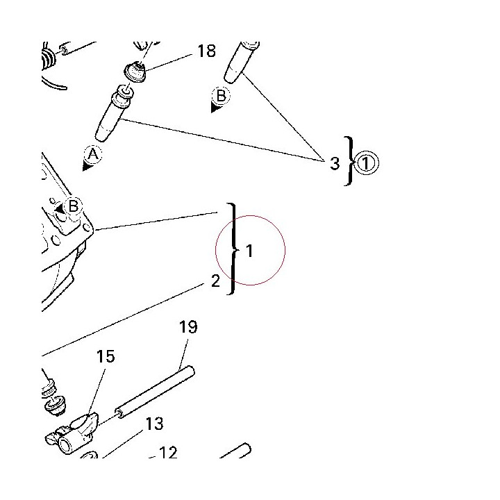 Horizontal cylinder head 30121301C