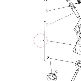 Vertical cylinder head 30121311C