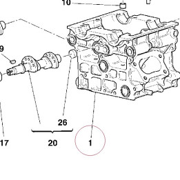 Cylinder head 30121711A