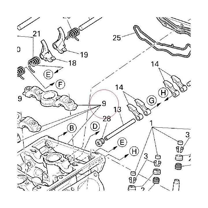 Complete vertical head 30121752B
