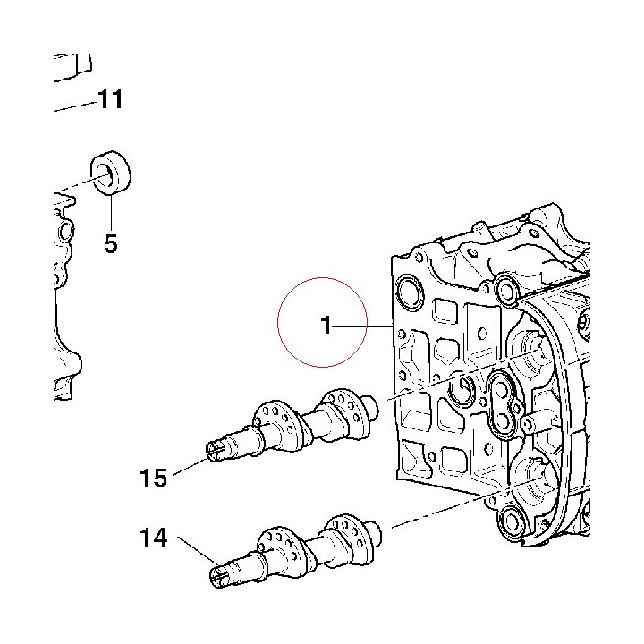 Cylinder head 30121971A