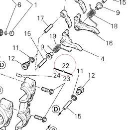 Complete horizontal head 30122384B