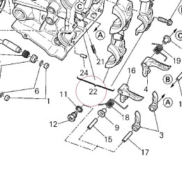 Complete horizontal head 30122404B