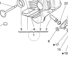 Horizontal cylinder head 30122441B