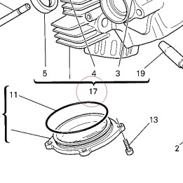 Horizontal cylinder head 30122512CA