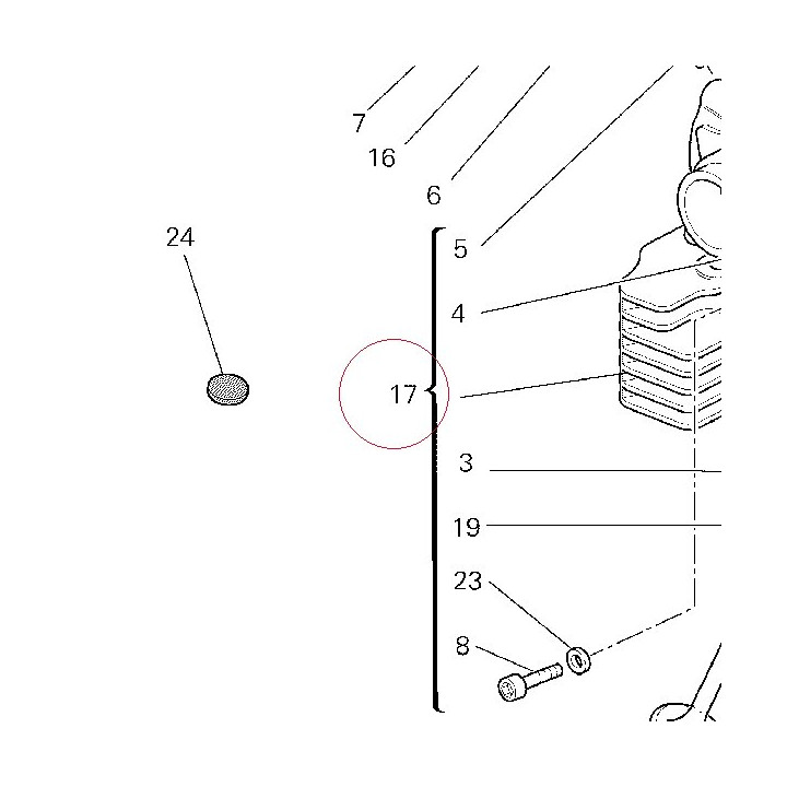 Complete vertical head 30122561CA