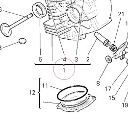 Horizontal head 30122571AB