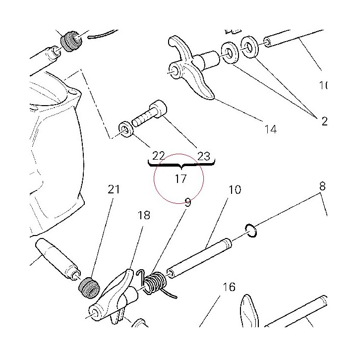 Complete horizontal head 30122571CA