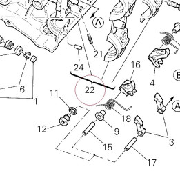 Horizontal cylinder head 30122701AB