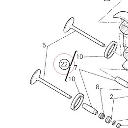 Complete horizontal head 30123041B