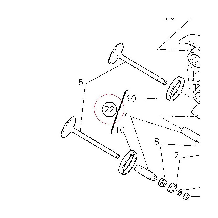 Complete horizontal head 30123041B
