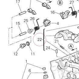 Complete vertical head 30123051B