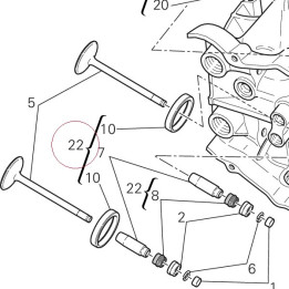 Complete horizontal head 30123512B