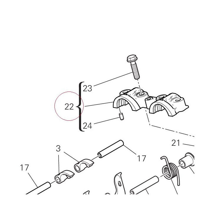 Complete vertical head 30123721BC